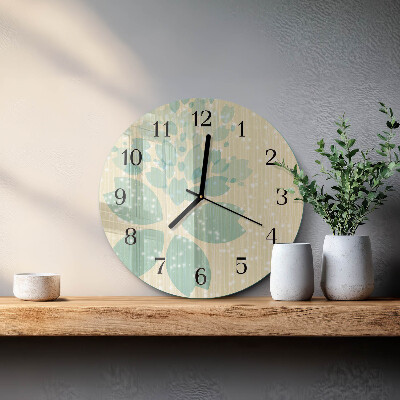 Wanduhr glas rund Abstraktion