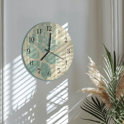 Wanduhr glas rund Abstraktion