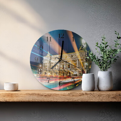 Runde wanduhr Licht