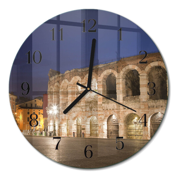 Runde wanduhr Nachtlicht