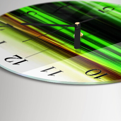 Wanduhr glas rund Abstraktion