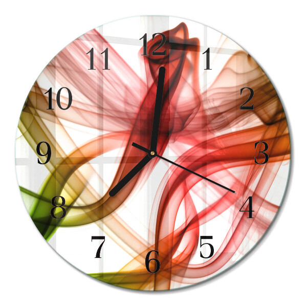 Runde wanduhr Abstraktion