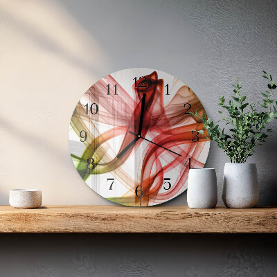 Runde wanduhr Abstraktion
