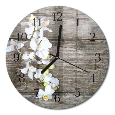 Glas wanduhr mit motiv rund Boards