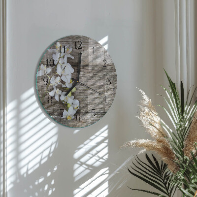 Glas wanduhr mit motiv rund Boards