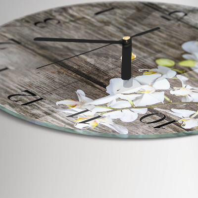 Glas wanduhr mit motiv rund Boards