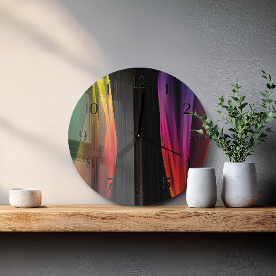 Wanduhr glas rund Abstraktion