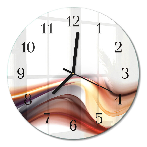 Runde wanduhr Abstraktion