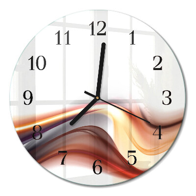 Runde wanduhr Abstraktion