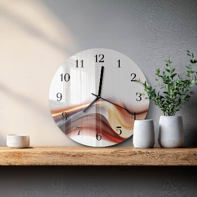 Runde wanduhr Abstraktion