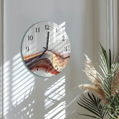 Runde wanduhr Abstraktion