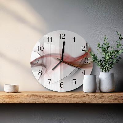 Runde wanduhr Abstraktion