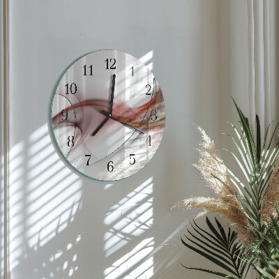 Runde wanduhr Abstraktion