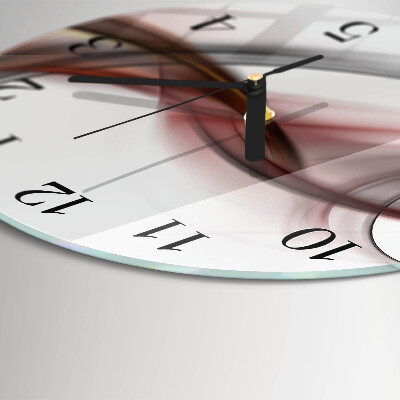 Runde wanduhr Abstraktion