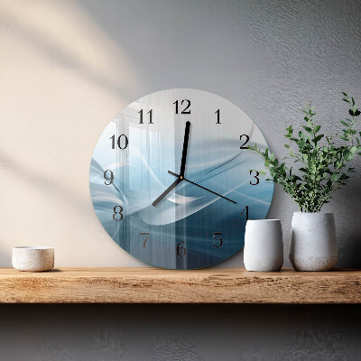 Wanduhr glas rund Abstraktion