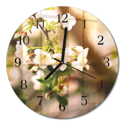 Runde wanduhr Natur