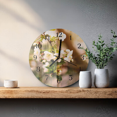 Runde wanduhr Natur