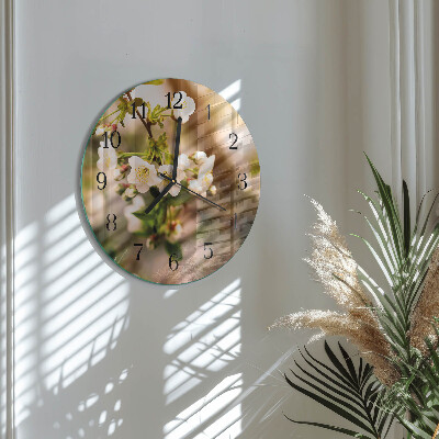 Runde wanduhr Natur