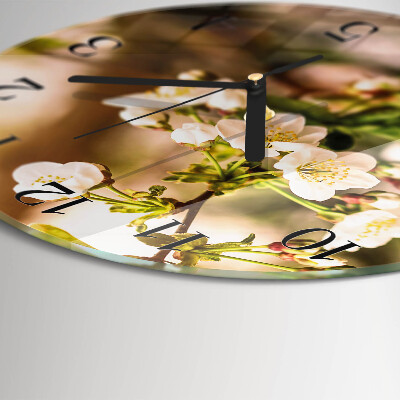 Runde wanduhr Natur