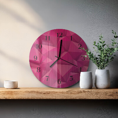 Runde wanduhr Abstraktion