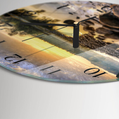 Runde wanduhr Natura-See