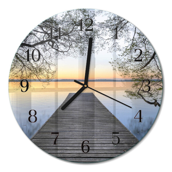 Runde wanduhr Dämmerung
