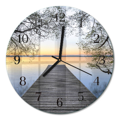 Runde wanduhr Dämmerung