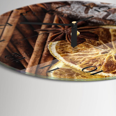 Glas wanduhr mit motiv rund Zimtanis