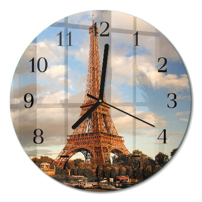 Runde wanduhr Paris