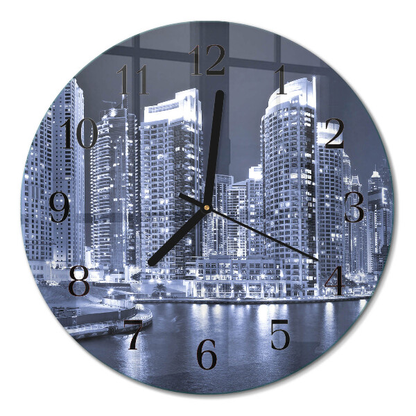 Runde wanduhr Horizont