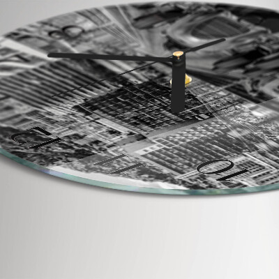 Glas wanduhr mit motiv rund Rennwagen