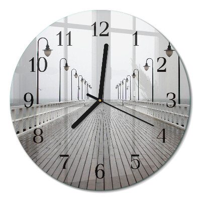 Runde wanduhr Pier
