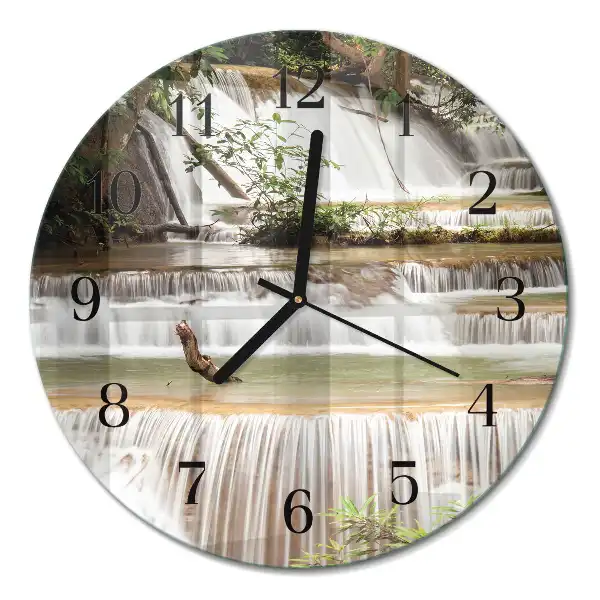 Runde wanduhr Kaskade