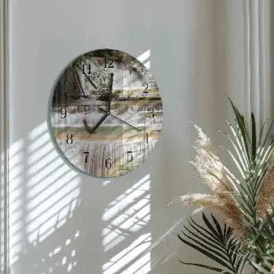 Runde wanduhr Kaskade