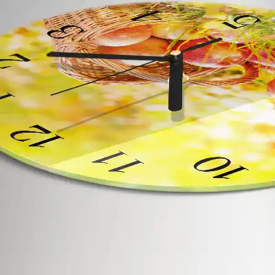 Runde wanduhr Äpfel