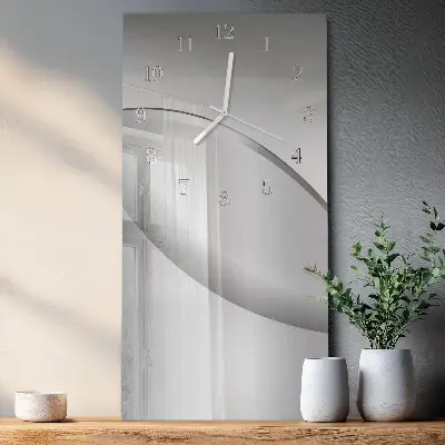 Moderne wanduhr vertikal Muster