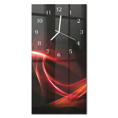 Wanduhr mit motiv vertikal Abstraktion