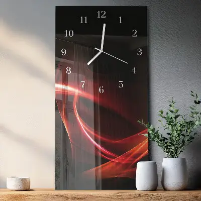 Wanduhr mit motiv vertikal Abstraktion