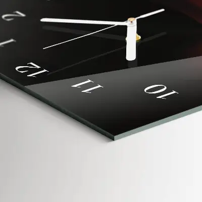 Wanduhr mit motiv vertikal Abstraktion
