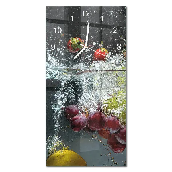 Vertikale Uhr Obst