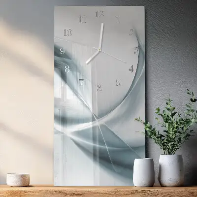 Wanduhr mit motiv vertikal Abstraktion