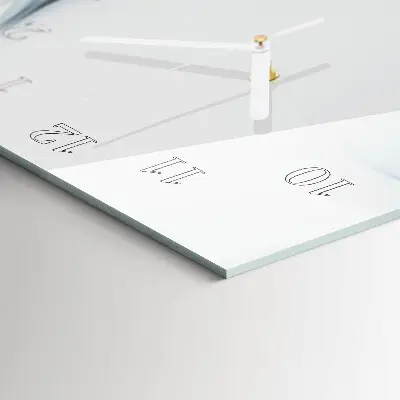 Wanduhr mit motiv vertikal Abstraktion