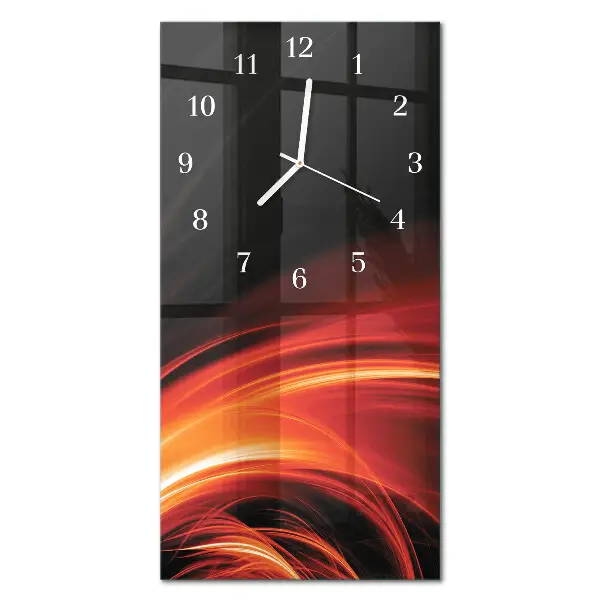 Wanduhr mit motiv vertikal Abstraktion
