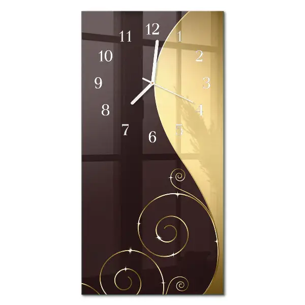 Wanduhr design ausgefallen vertikal Abstrakte Kunst