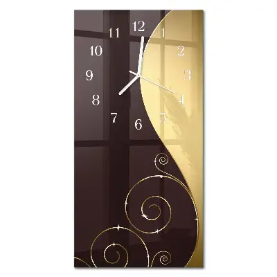 Wanduhr design ausgefallen vertikal Abstrakte Kunst