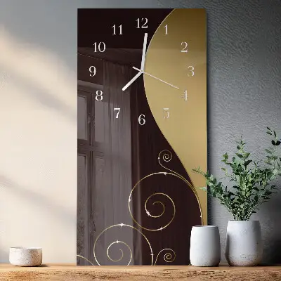 Wanduhr design ausgefallen vertikal Abstrakte Kunst