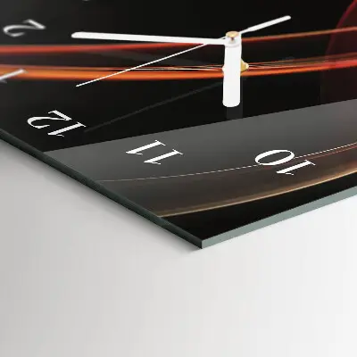 Wanduhr mit motiv vertikal Abstrakte Linien