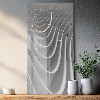 Wanduhr design ausgefallen vertikal Abstraktion