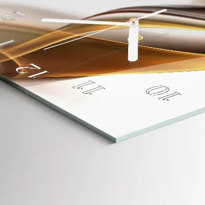 Wanduhr mit motiv vertikal Abstraktion