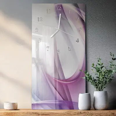 Wanduhr mit motiv vertikal Abstraktion
